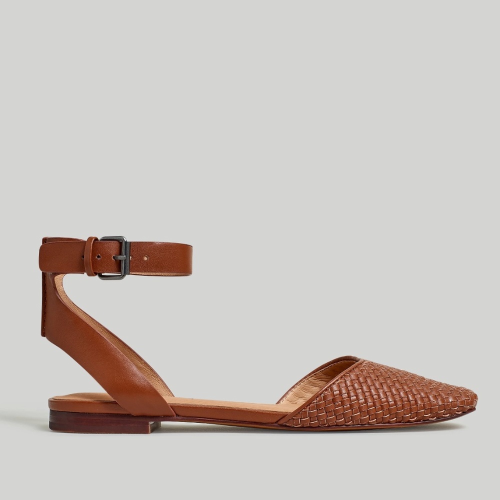 New MADEWELL The Marseilla Ankle-Strap Sandal in Dried Maple - Picture 2 of 6